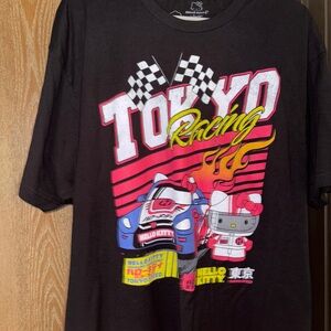Brand new Black Hello Kitty Tokyo Racing Tee